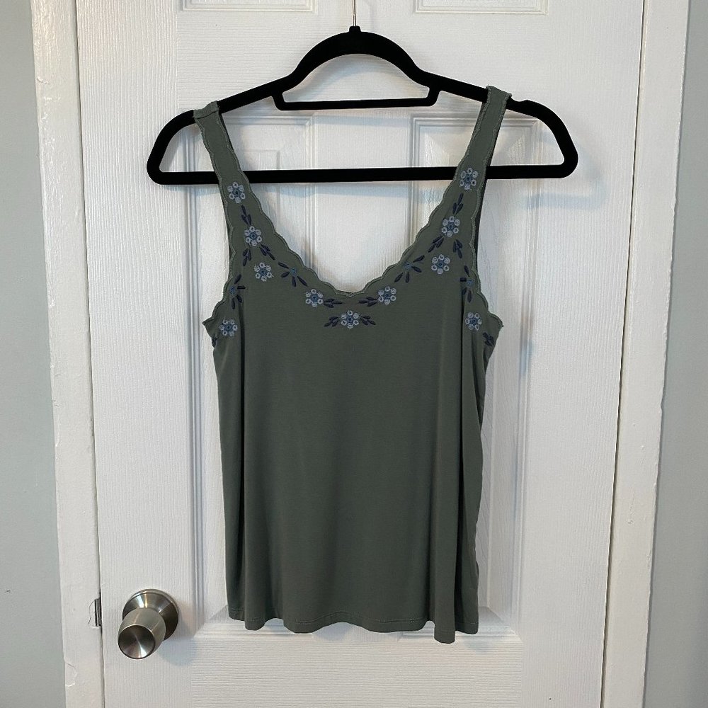 American Eagle Sage Green Tank Top